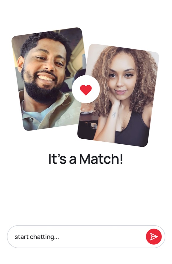 Good things are brewing — it’s a match → start chatting